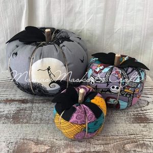 Nightmare Before Christmas Inspired Pumpkin Set 🎃